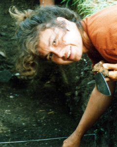 Debra doing archaeology