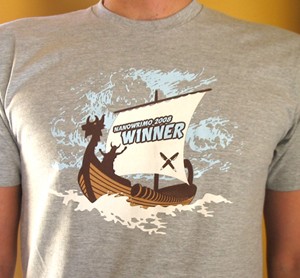 Nanowrimo Winner Shirt