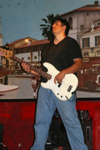 My hubby Dave with his P-Bass