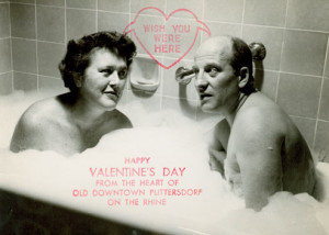 Julia Child in Paul's Valentine card Julia Child in Paul's Valentine card