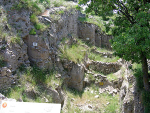 The infamous Schliemann trench The infamous Schliemann trench