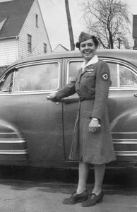 Margaret Dunning as a Red Cross volunteer, 1943 Margaret Dunning as a Red Cross volunteer, 1943