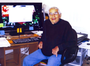 Don as a filmmaker at 92, with his big screen